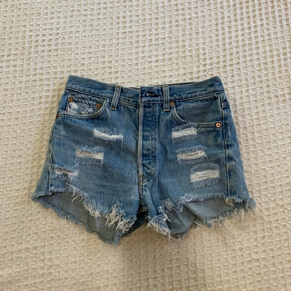Runway dreams custom Levi’s shorts